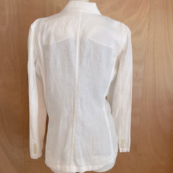Ralph Lauren White Linen blazer - Picture 5 of 6